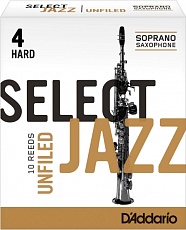 трости  для сопрано саксофона  Rico Jazz 4H (10шт) 