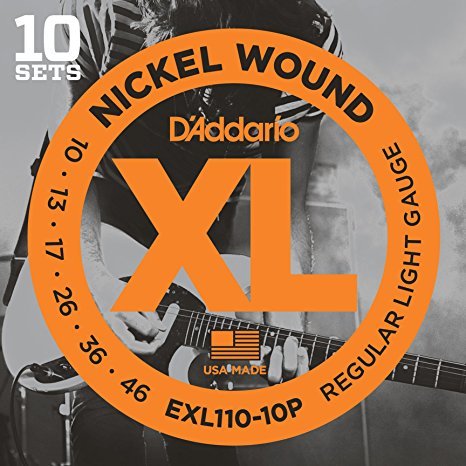 D'Addario EXL110-10P Nickel Wound