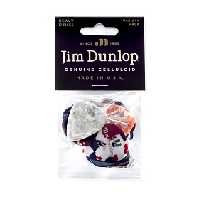 DUNLOP PVP107 CELLULOID PICK HEAVY VARIETY PACK