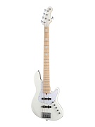 NJS5-WHT Elrick NJS Series Бас-гитара 5-струнная, белая, с чехлом, Cort