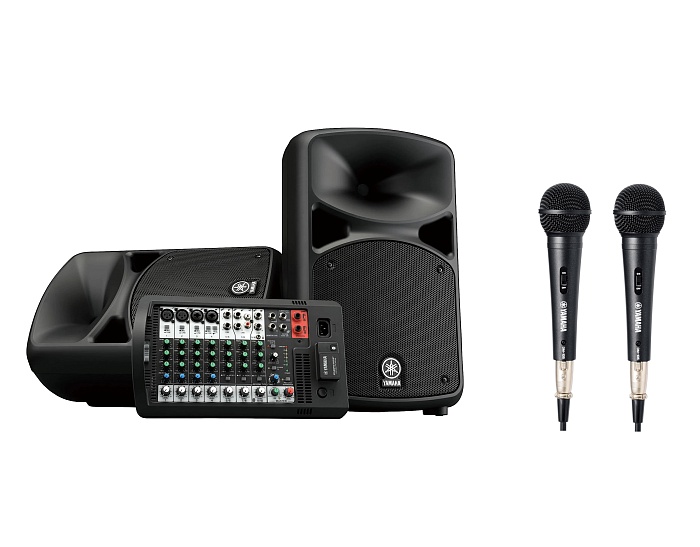 YAMAHA STAGEPAS600BT + 2 DM-105 BLACK