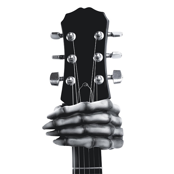 Grip Reaper держатель гитары стеновой в форме руки монстра, цвет серый с черным.