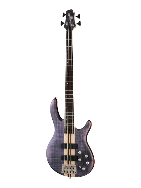 A4-Plus-FMMH-OPLB Artisan Series Бас-гитара, черная, Cort