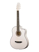 62CW Гитара акустическая, с вырезом, белая, Ижевский завод Т.И.М