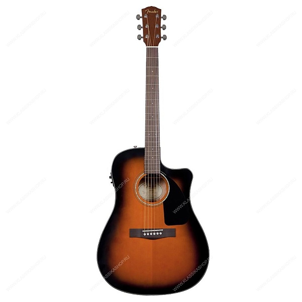 FENDER CD-60CE BROWN SUNBURST