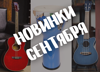 Новые гитары, укулеле, оркестровые и этно инструменты