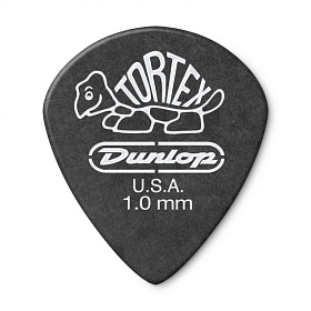  DUNLOP 482R1.00 Tortex Pitch Black Jazz III