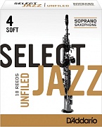 трости для сопрано саксофона Rico Jazz 4S