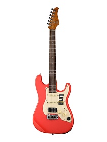 P800-Professional-800-RD Электрогитара с встроенным процессором, красная, GTRS