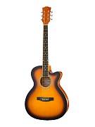 GA-H10-39-SB Акустическая гитара, с вырезом, санберст, Smiger