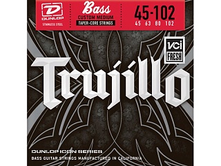 DUNLOP RTT45102T Robert Trujillo Icon Medium Stainless Steel / Taper Core