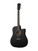 FT-221-BK Акустическая гитара 41", с вырезом, черная, Fante