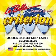 LA BELLA C500T Criterion Extra Light 010-050