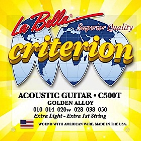 LA BELLA C500T Criterion Extra Light 010-050