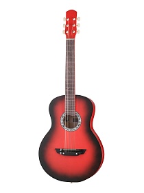 ACD-40A-12-R Акустическая гитара, красный санберст, АККОРД