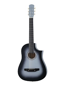 ACD-39A-513-G Акустическая гитара, с вырезом, серый санберст, АККОРД