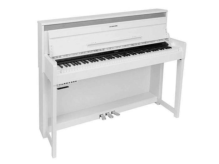 DP650K-PVC-WH Цифровое пианино, молоточковая механика, белое сатинированное, Medeli