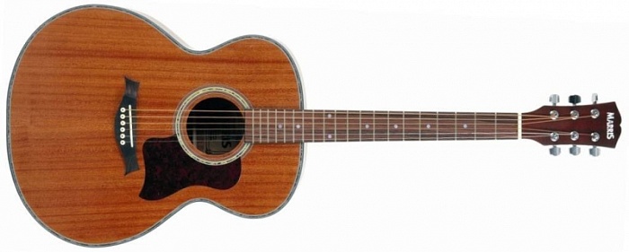 Акустическая гитара Marris J220M Тип корпуса: джамбо, Верхняя дека: красное дерево, Нижняя дека и об