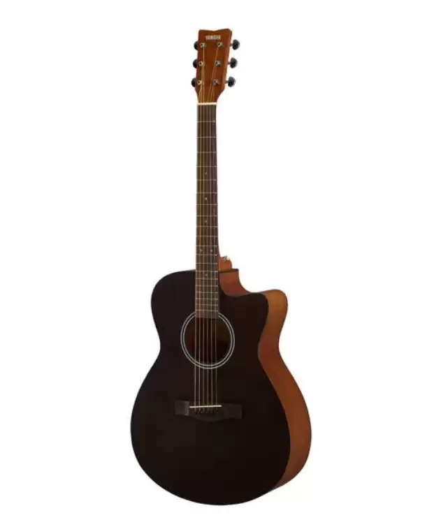 FS400C-SMB Гитара акустическая, с вырезом, черная, Yamaha