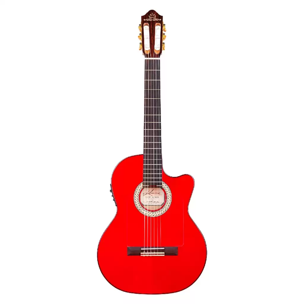 Gipsy-King-CW/GK-w/case Signature Series Классическая гитара со звукоснимателем, Kremona